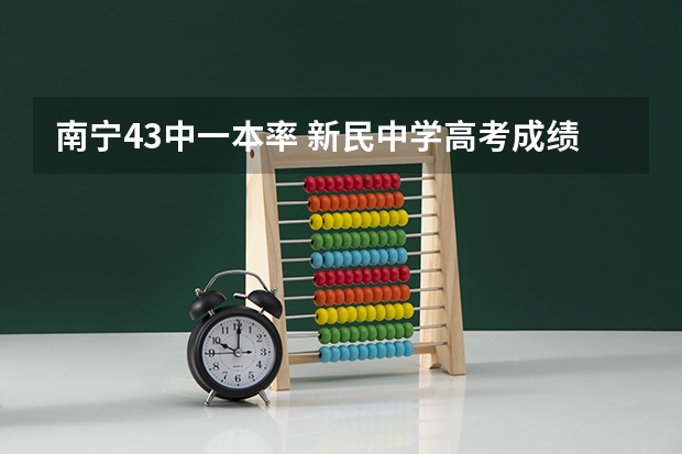 南宁43中一本率 新民中学高考成绩